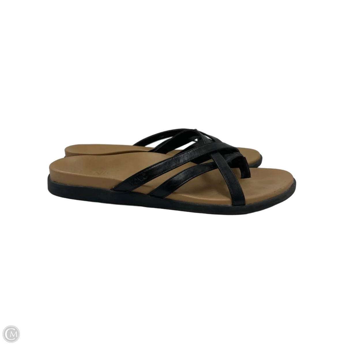 Sandals Flats By Vionic In Brown, Size: 10