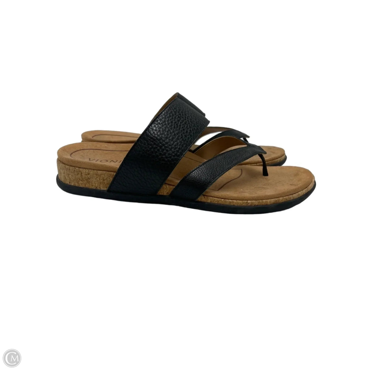 Sandals Flats By Vionic In Brown, Size: 10
