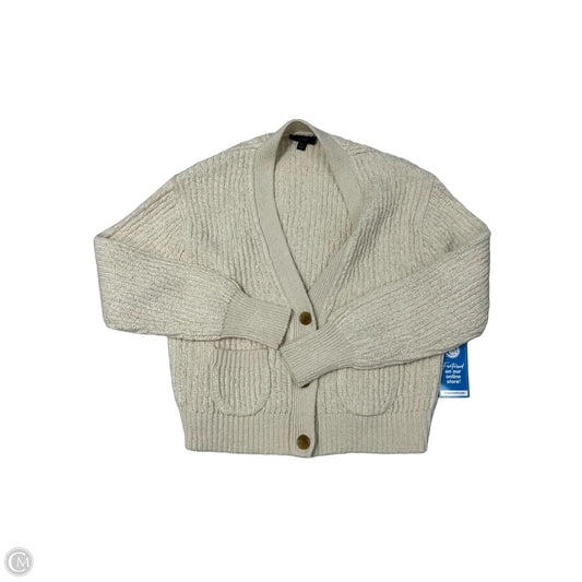 Sweater Cardigan By J. Crew In Tan, Size: S