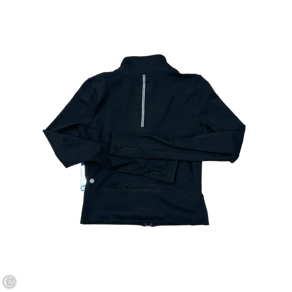 Athletic Jacket By Yogalicious In Black, Size: Xs