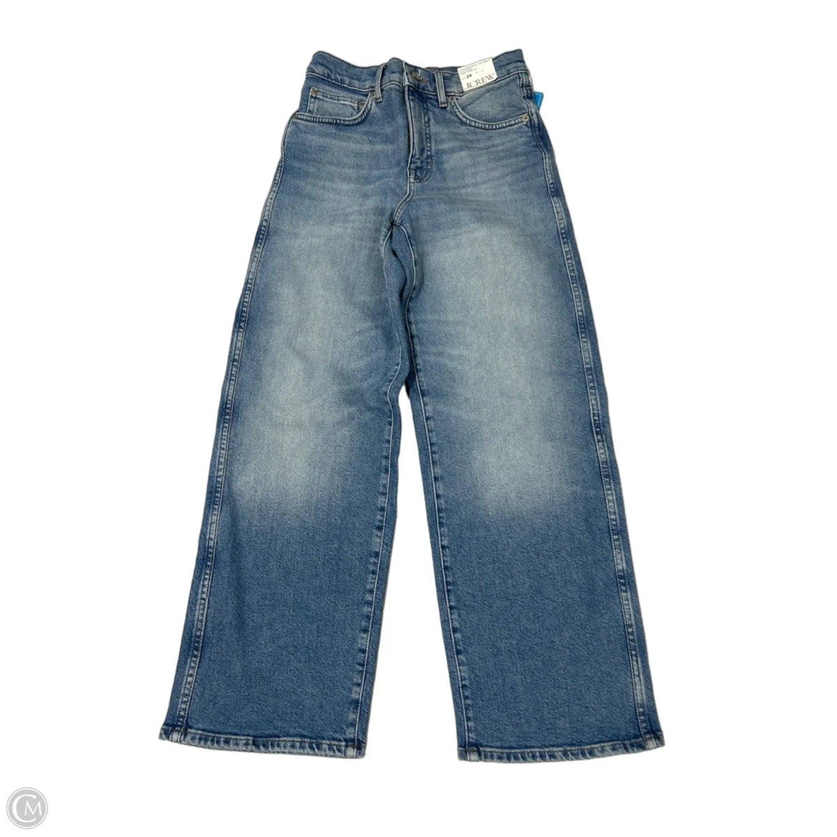Jeans Wide Leg By J. Crew In Blue, Size: 0