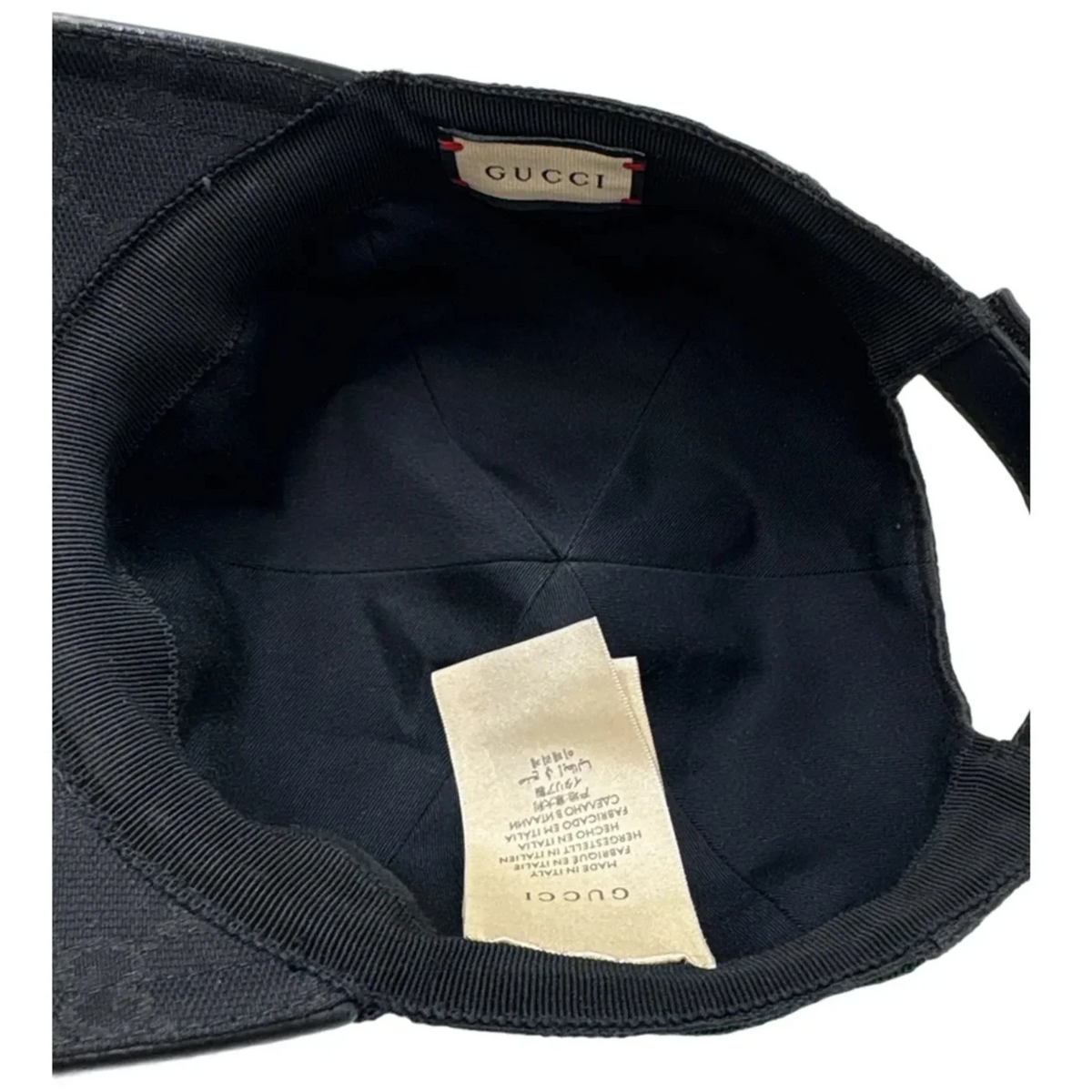 Gucci GG Webb Canvas Luxury Baseball Hat