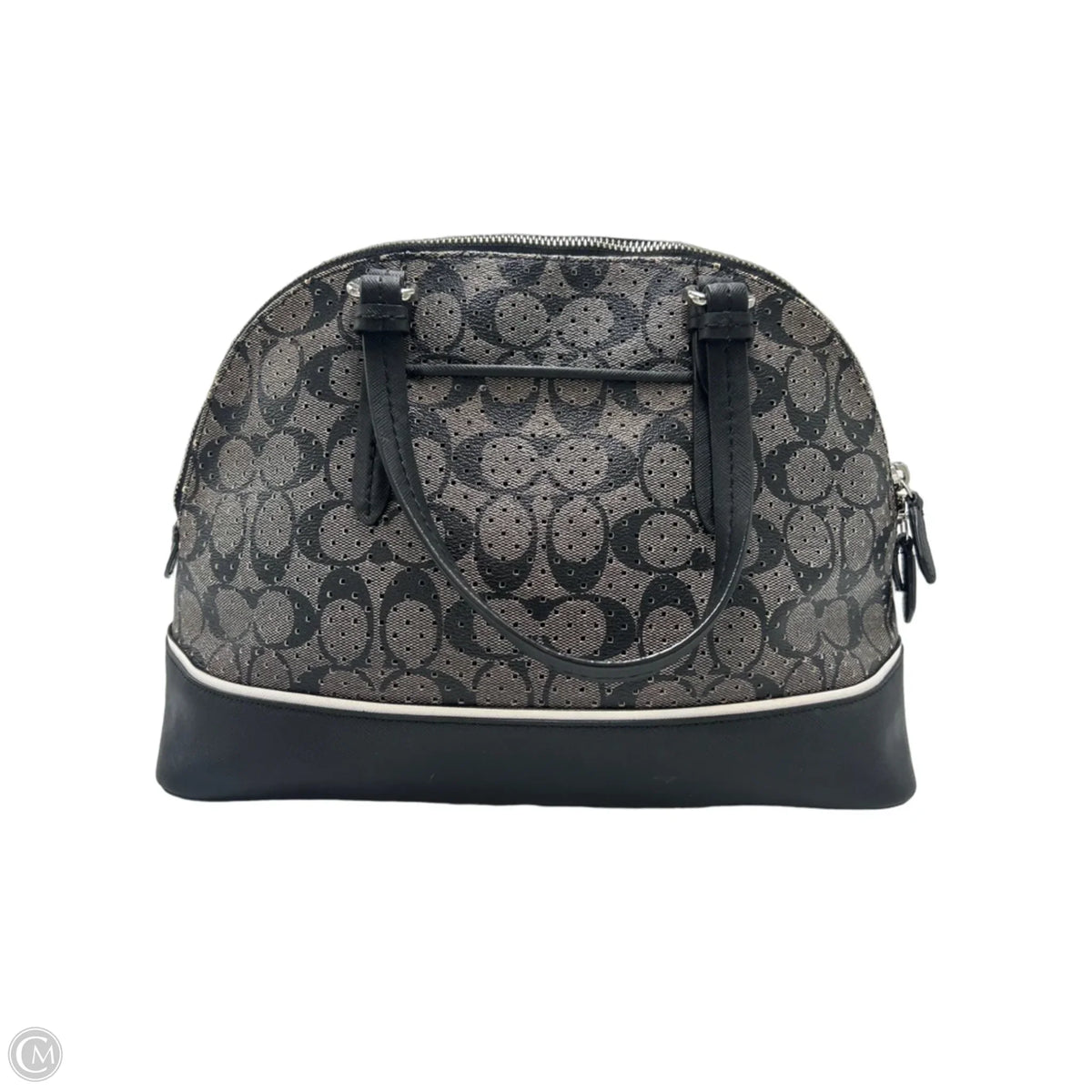 Coach Peyton Perforated Domed Cora Designer Handbag