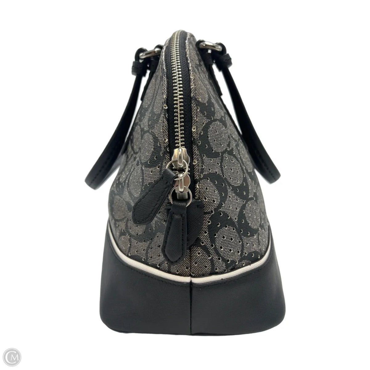Coach Peyton Perforated Domed Cora Designer Handbag