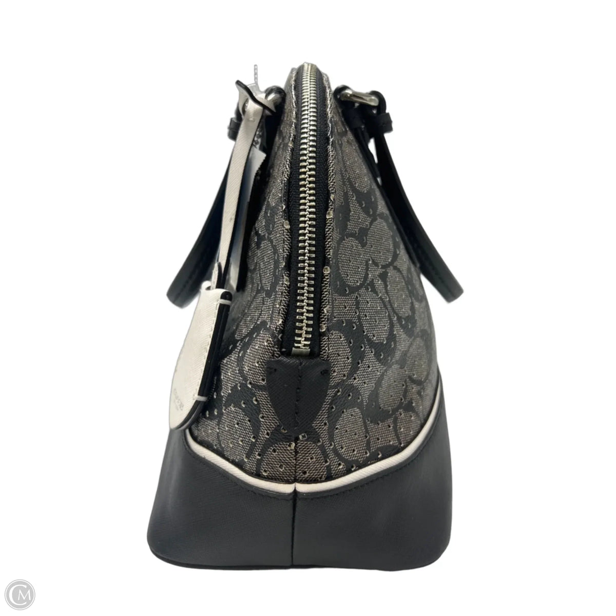 Coach Peyton Perforated Domed Cora Designer Handbag