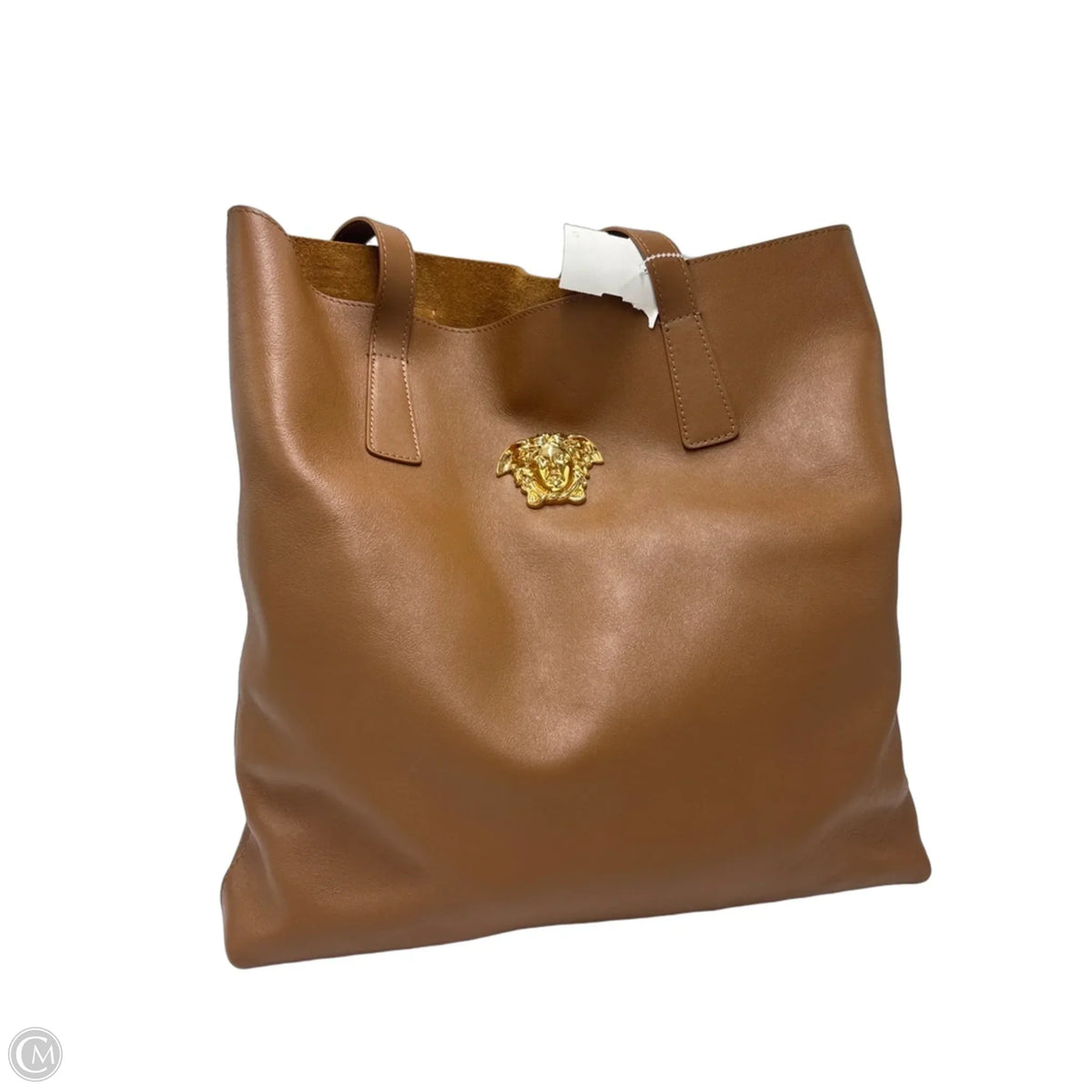 Versace La Medusa Smooth Leather Luxury Tote / Handbag