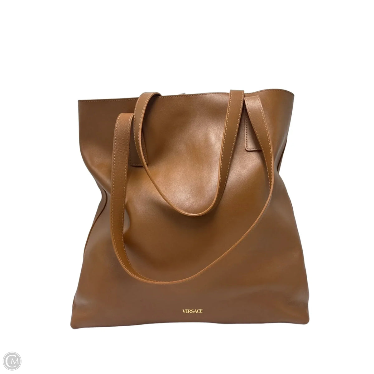 Versace La Medusa Smooth Leather Luxury Tote / Handbag