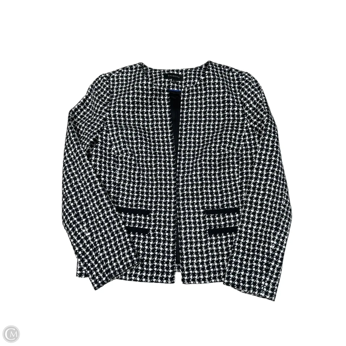Blazer By Talbots In Black & White, Size: L