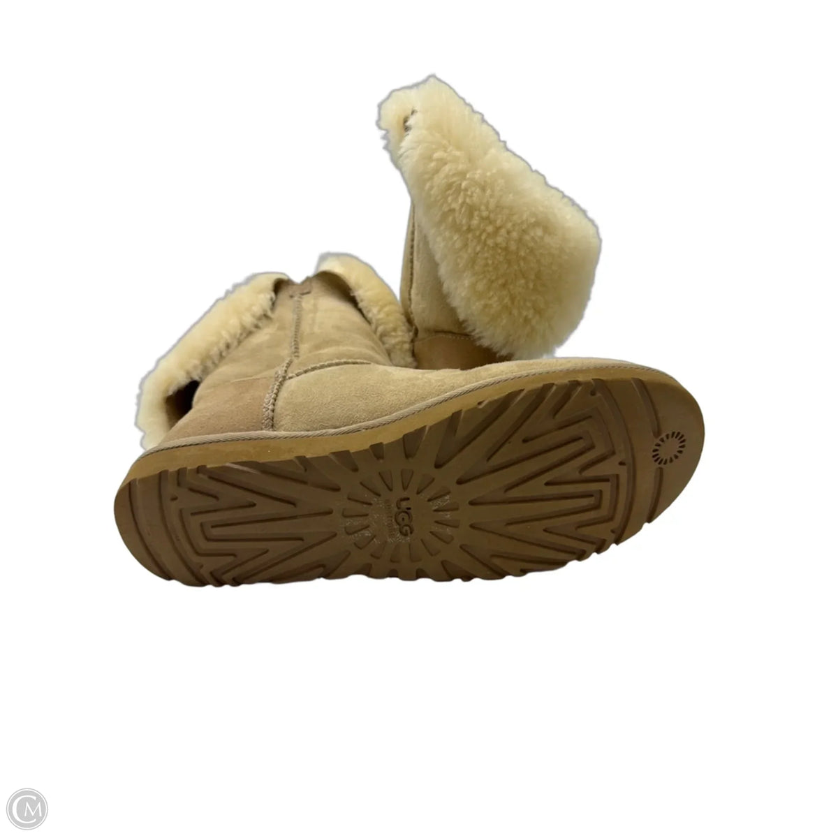 Boots Designer By UGG In Cream, Size: 11