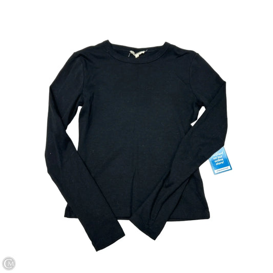 Madewell Black Long-Sleeve Top Size M
