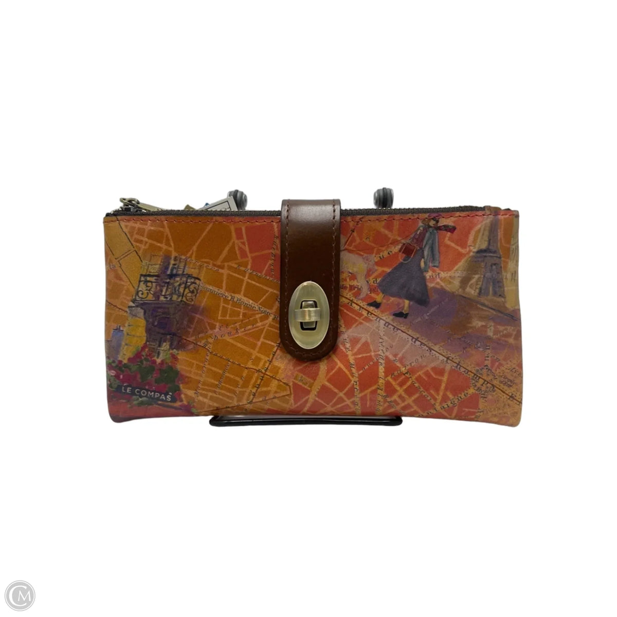 Patricia Nash Designer Wallet in Orange