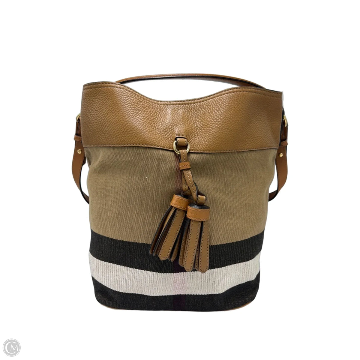 Burberry Ashby Check Luxury Tote / Handbag