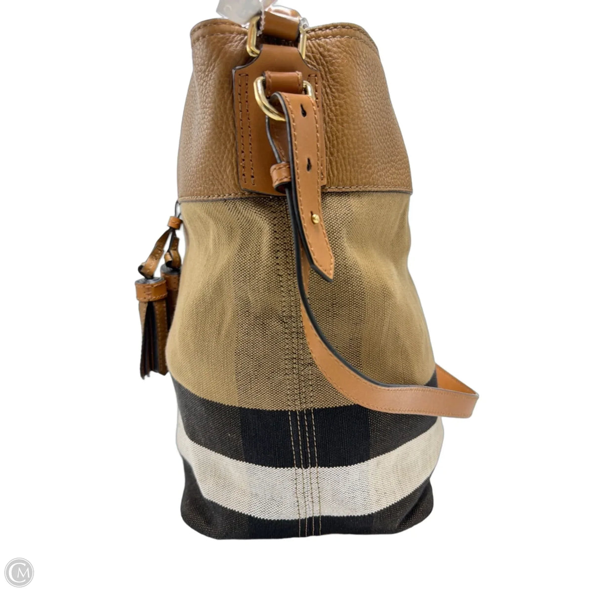Burberry Ashby Check Luxury Tote / Handbag