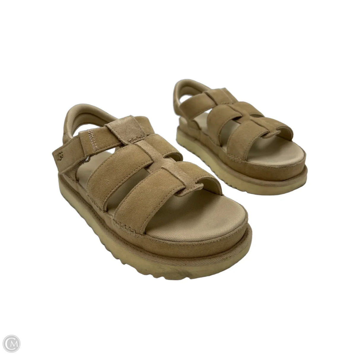 UGG Designer Sandals in Tan, Size 9