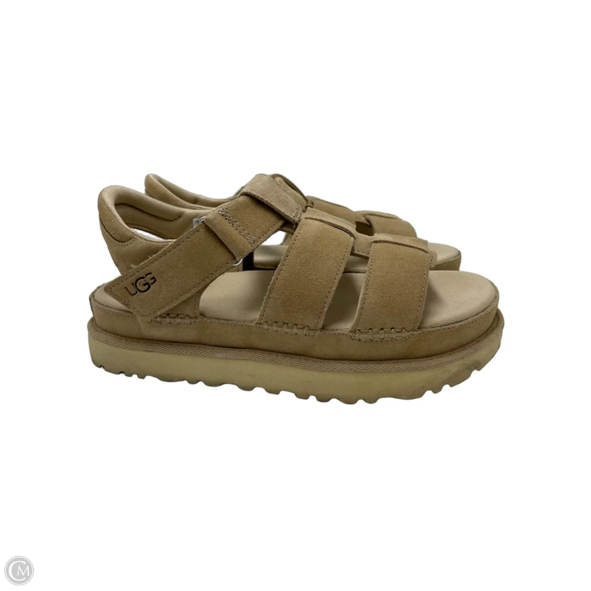 UGG Designer Sandals in Tan, Size 9