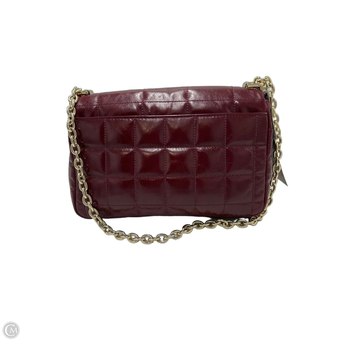 Michael Kors Quilted Designer Handbag in Maroon