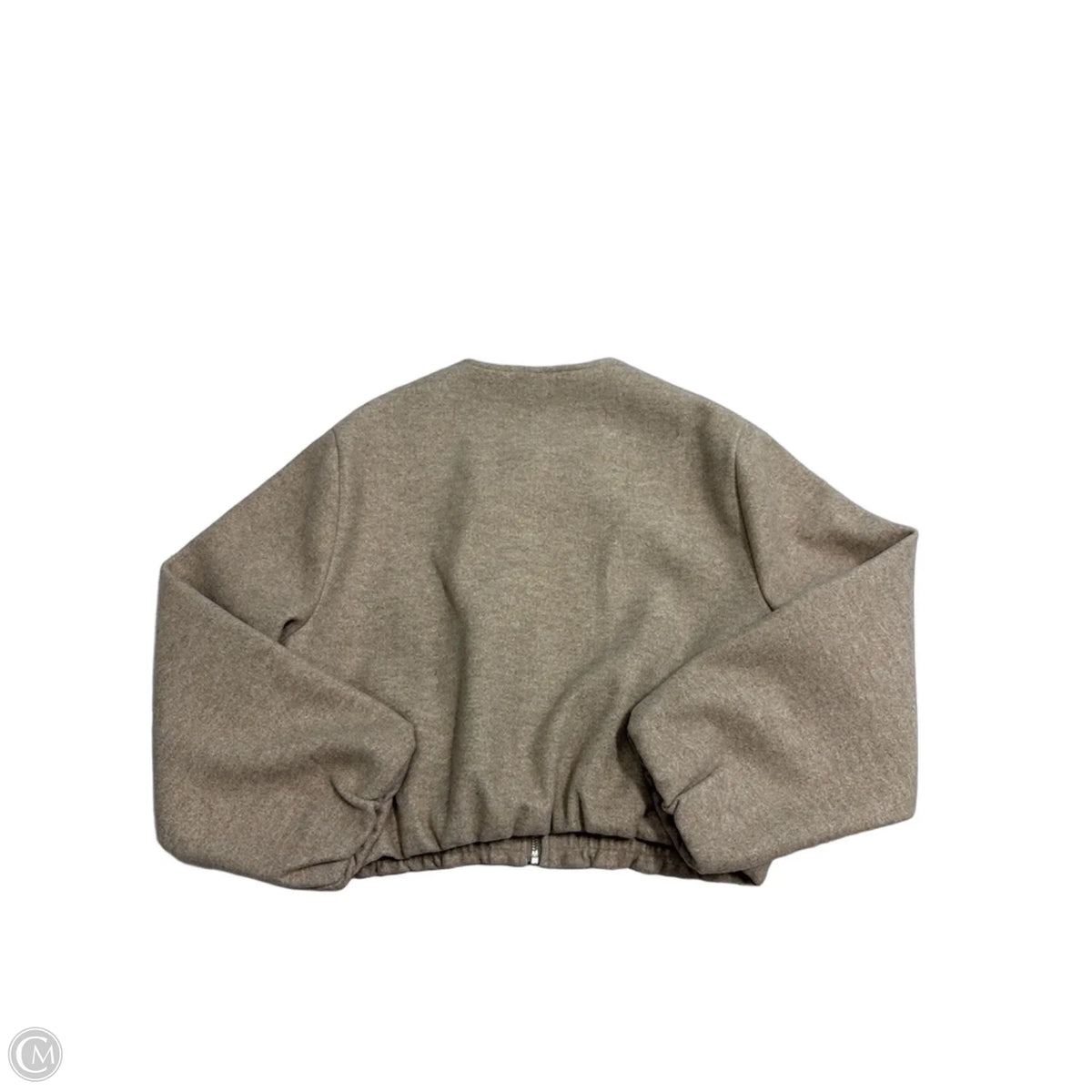 New! Socialite Bomber Jacket in Brown, Size L