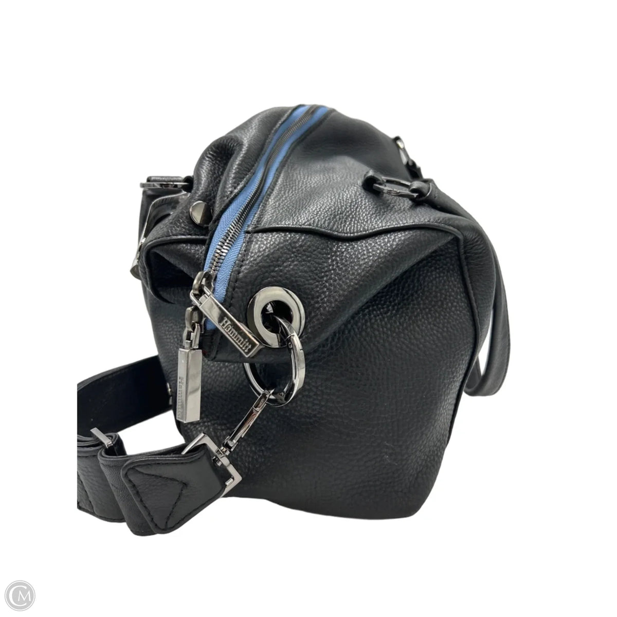 Hammitt Daniel Large Zip Designer Handbag in Black