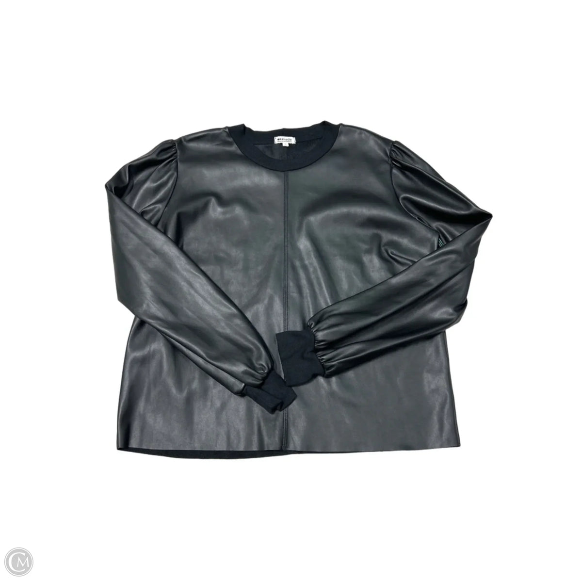 LA Made Long-Sleeve Top in Black, Size L