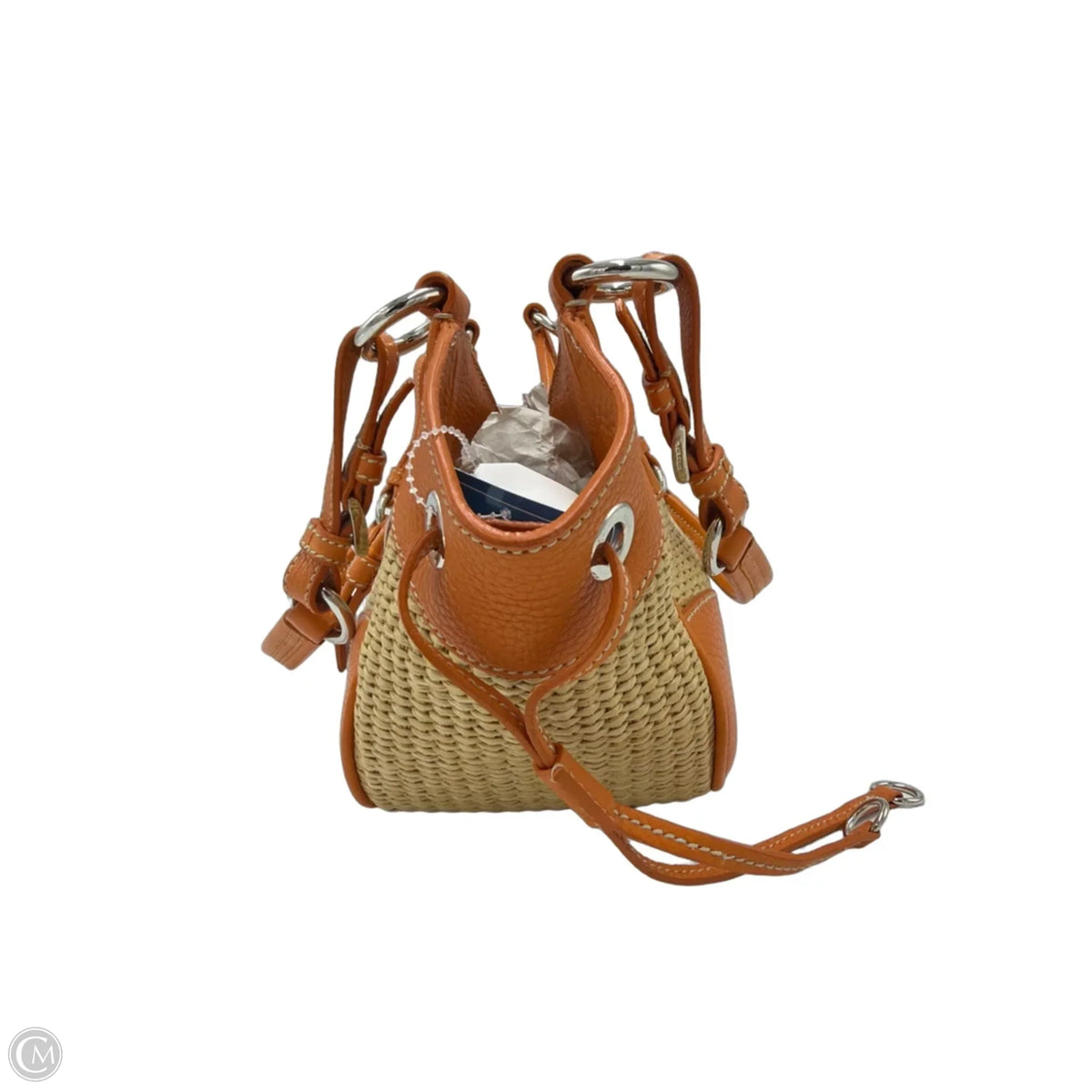 Prada Paglia/Vitello Daino Luxury Shoulder Handbag