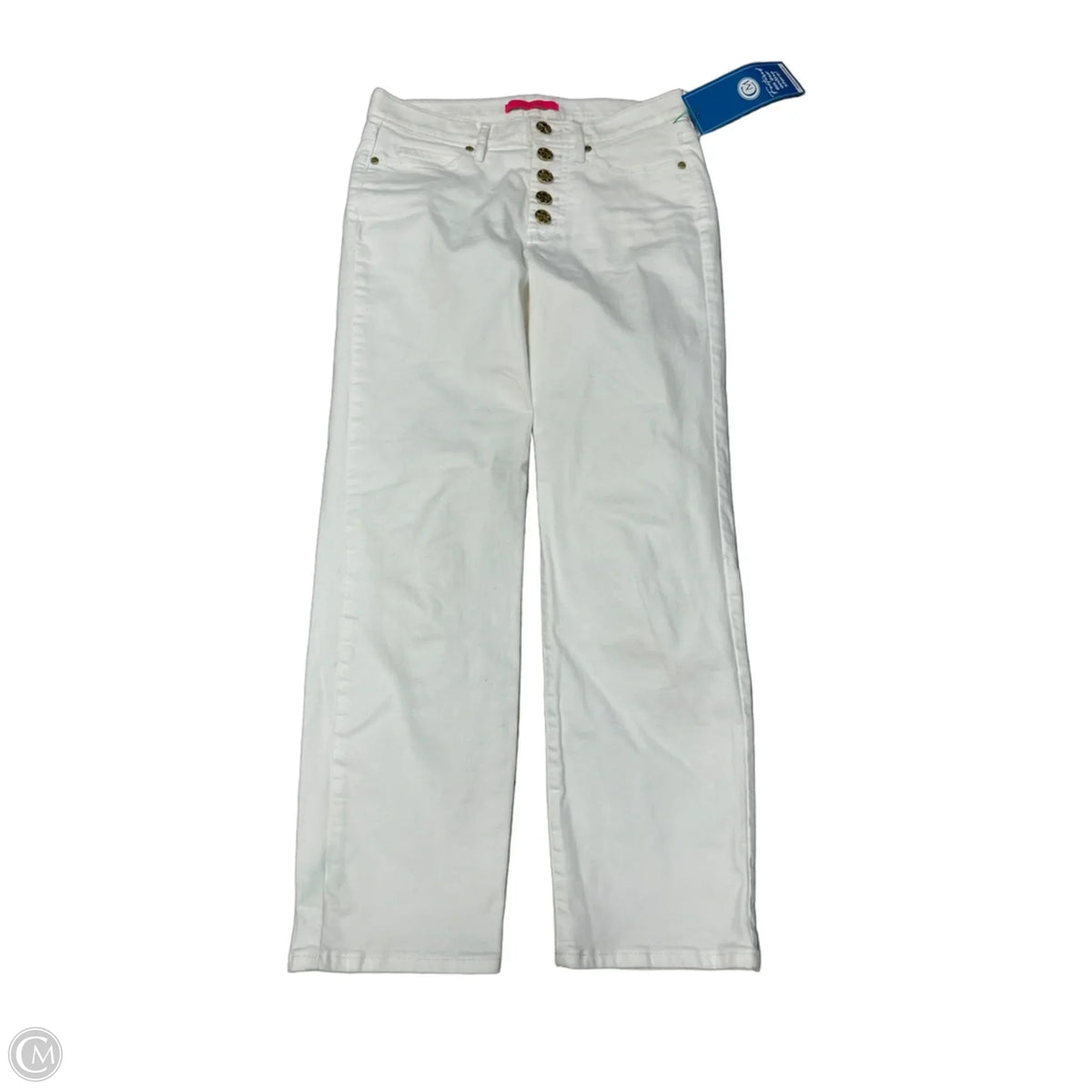 Lilly Pulitzer Designer Jeans in White, Size 2