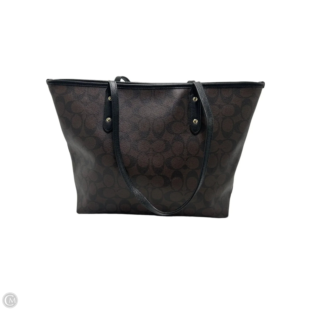 Coach City Designer Tote  / Handbag in Signature Brown