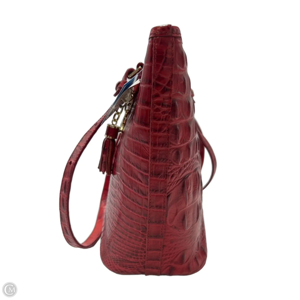 Brahmin Medium Asher Designer Tote in Red