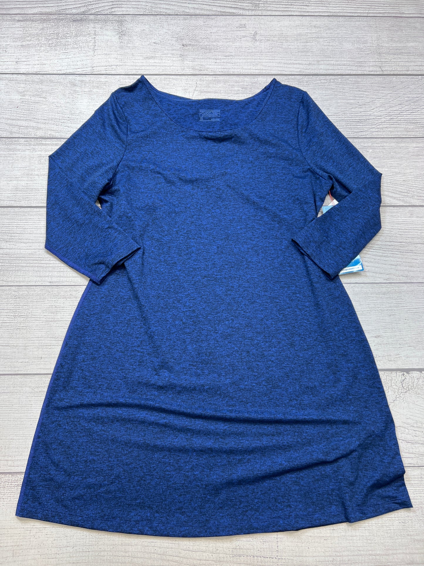 Dress Casual Midi By Patagonia In Blue, Size: Xl