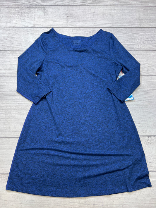 Dress Casual Midi By Patagonia In Blue, Size: Xl