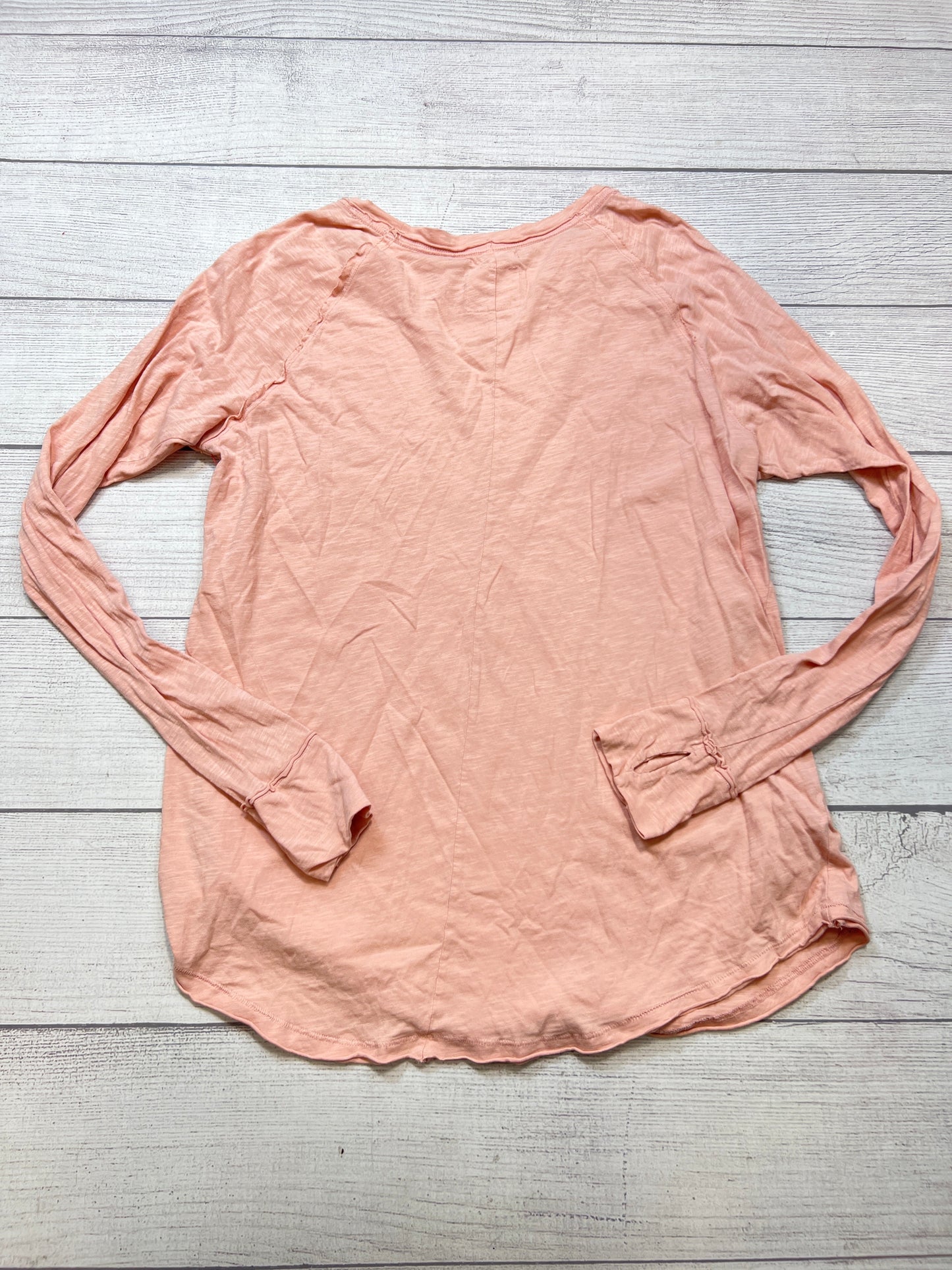 Top Long Sleeve By Free People In Pink, Size: L