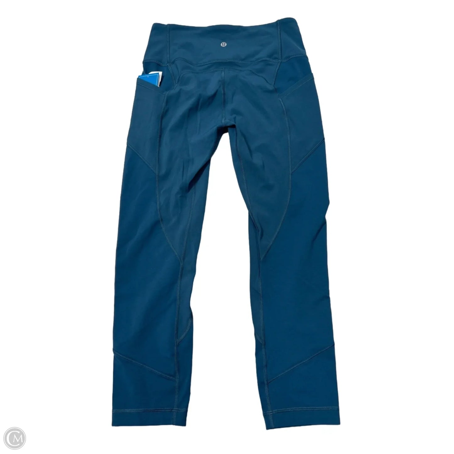 Athletic Leggings By Lululemon In Blue, Size: M