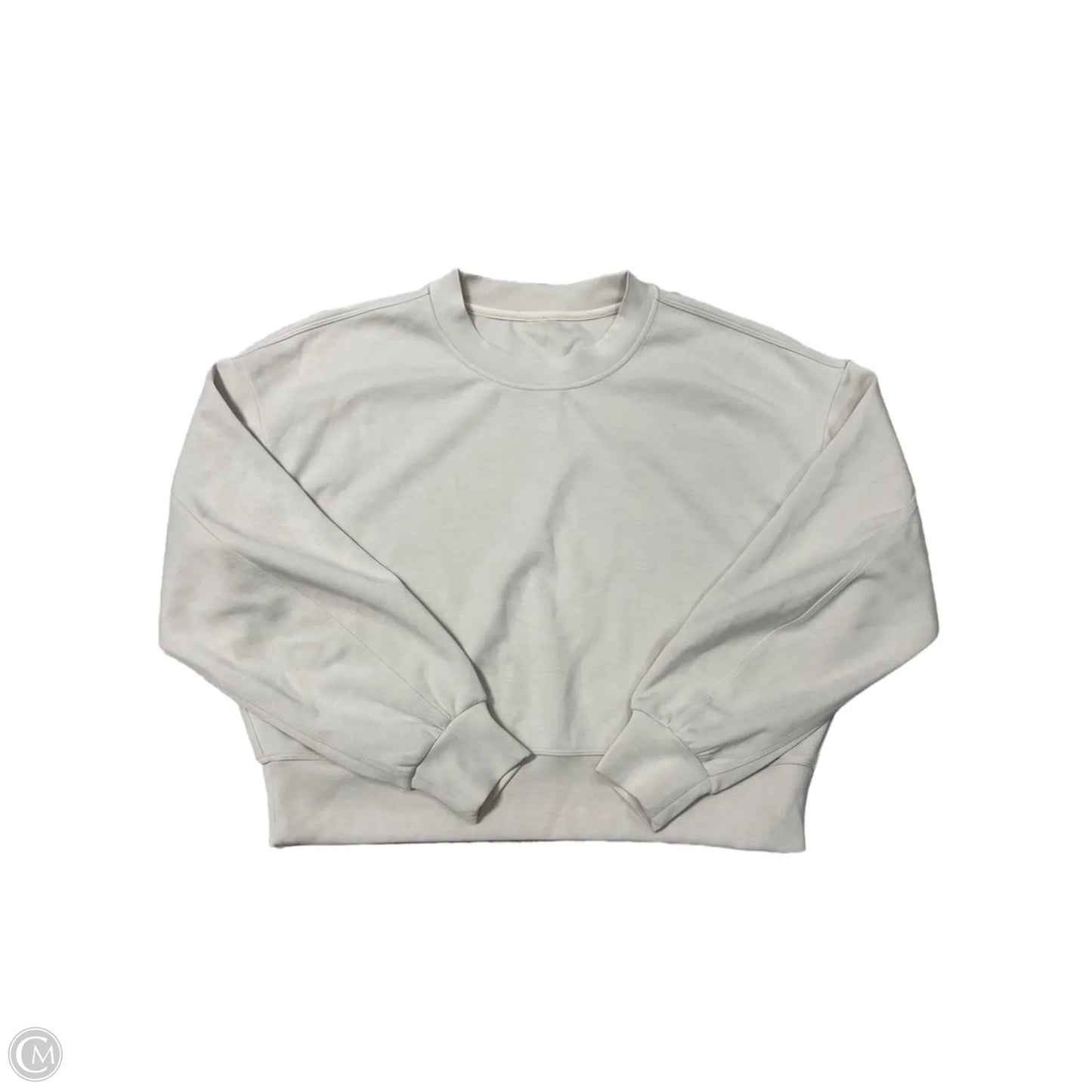 Top Long Sleeve By Lululemon In Cream, Size: 4