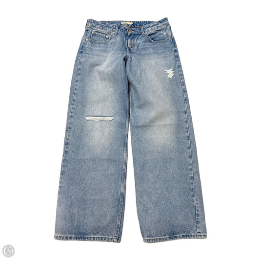 Jeans Wide Leg By Levis In Blue, Size: 12