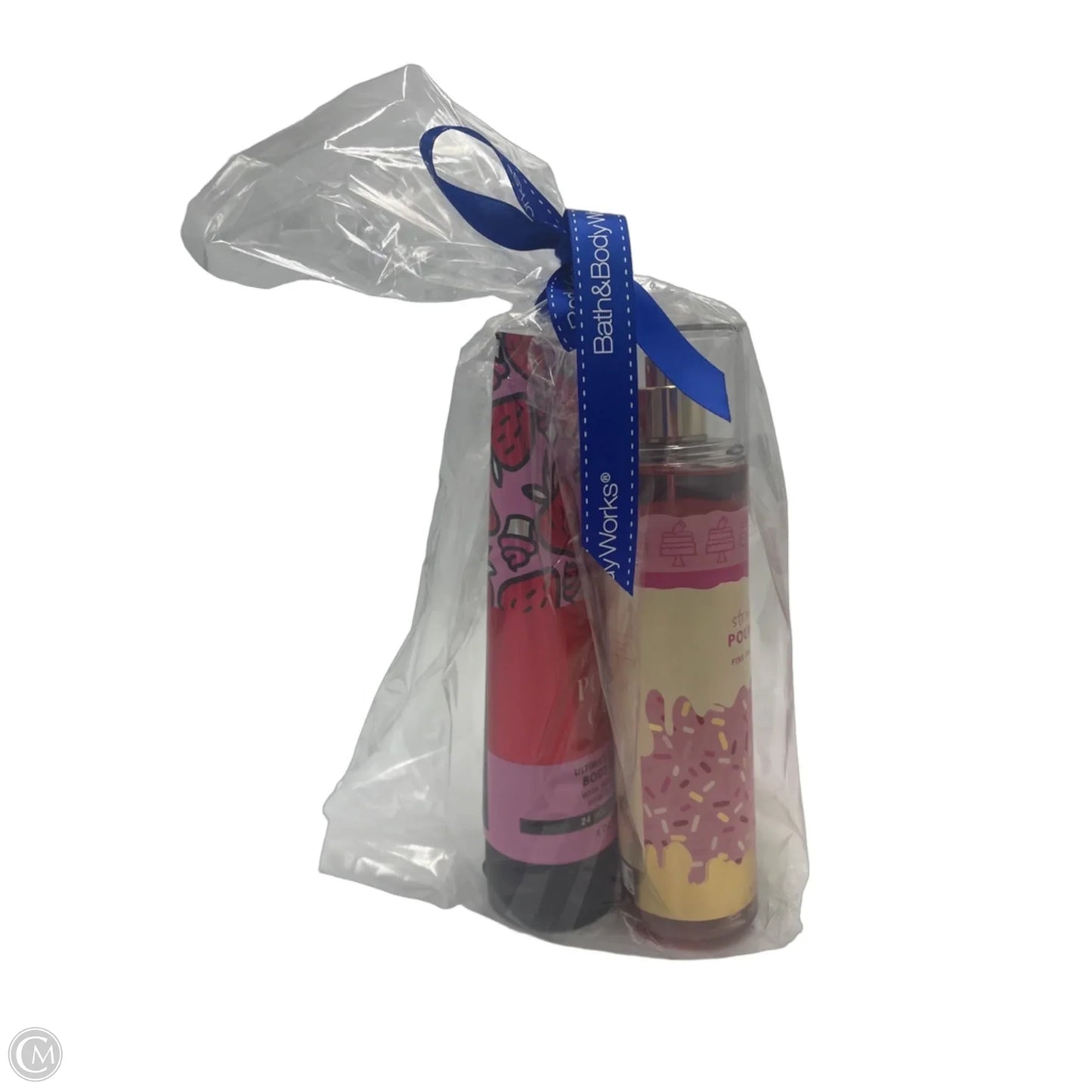 Bath and Body Works Strawberry Pound Cake 3pc. Designer Set