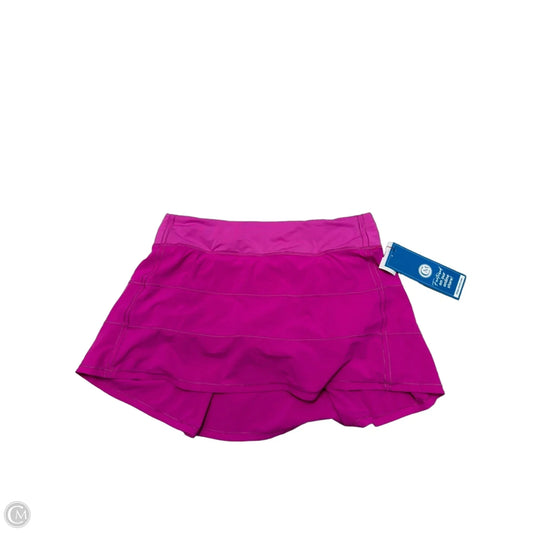 Athletic Skirt By Lululemon In Pink, Size: 10