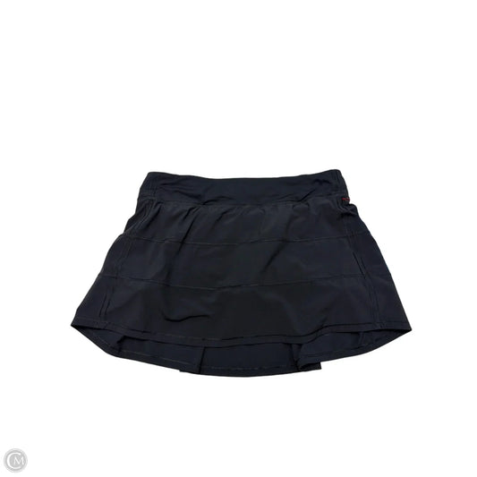 Athletic Skirt By Lululemon In Black, Size: 10