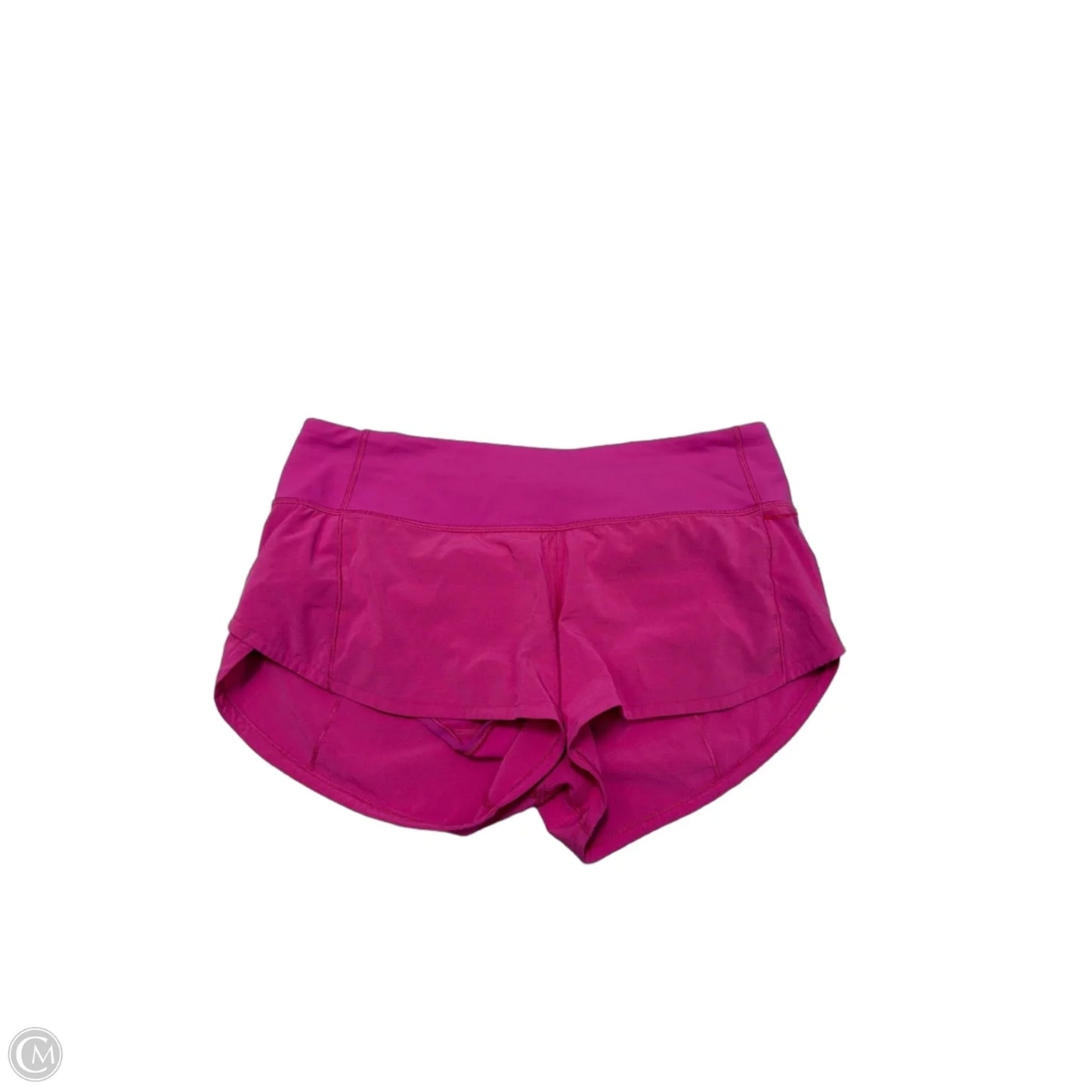 Athletic Shorts By Lululemon In Pink, Size: 4