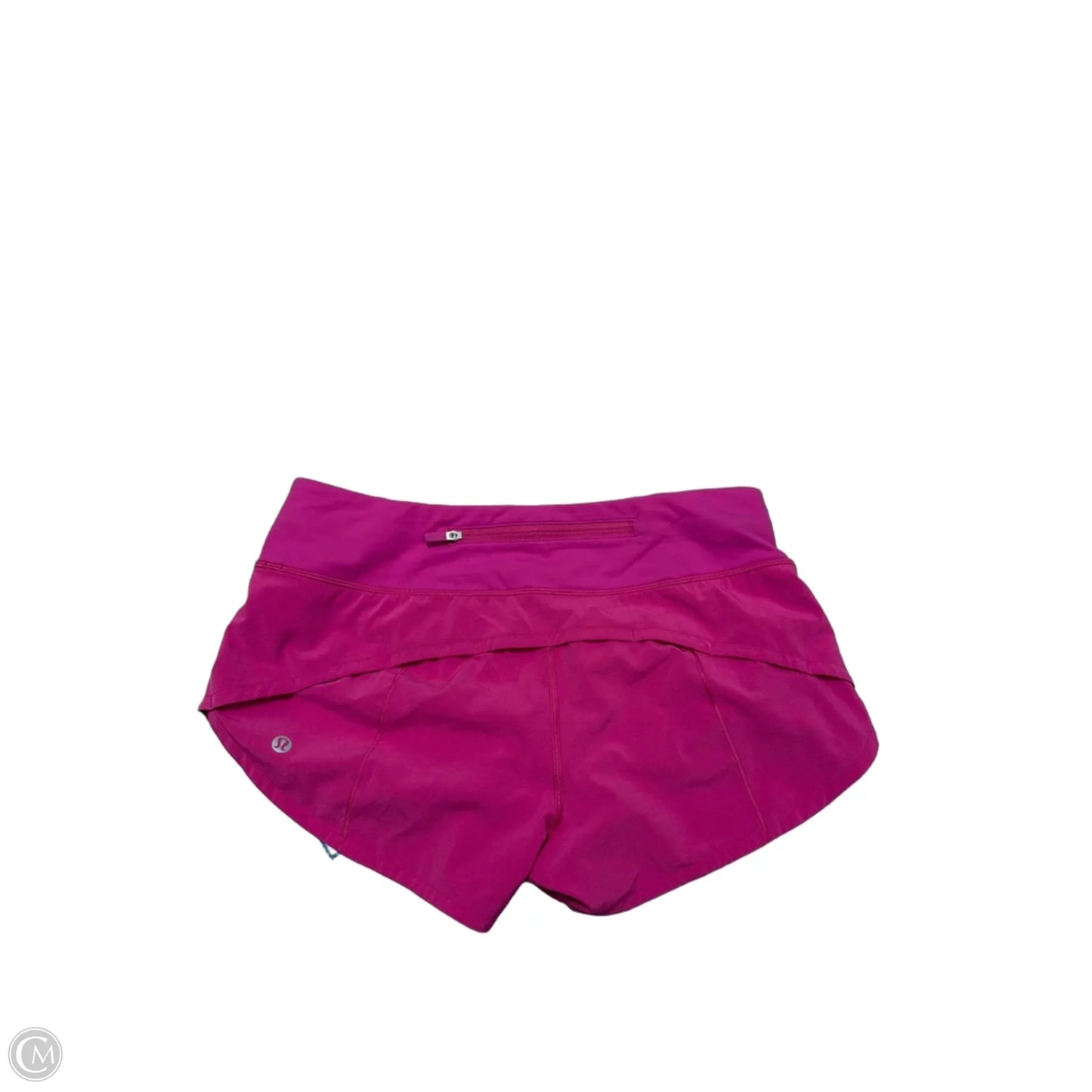 Athletic Shorts By Lululemon In Pink, Size: 4