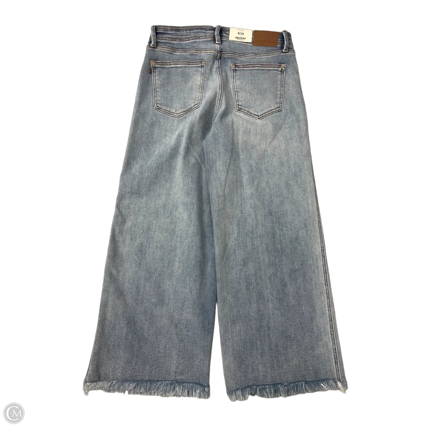 New! Jeans Wide Leg By Judy Blue In Blue Denim, Size: 8