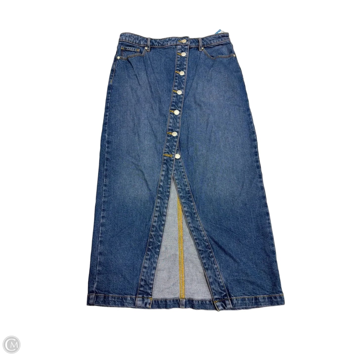 New! Skirt Maxi By Loft In Blue Denim, Size: 4