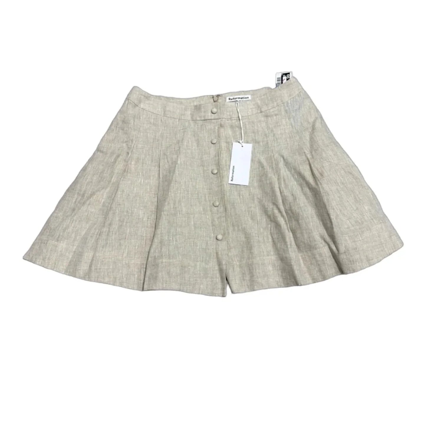 New! Skirt Mini & Short By Reformation In Cream, Size: 8