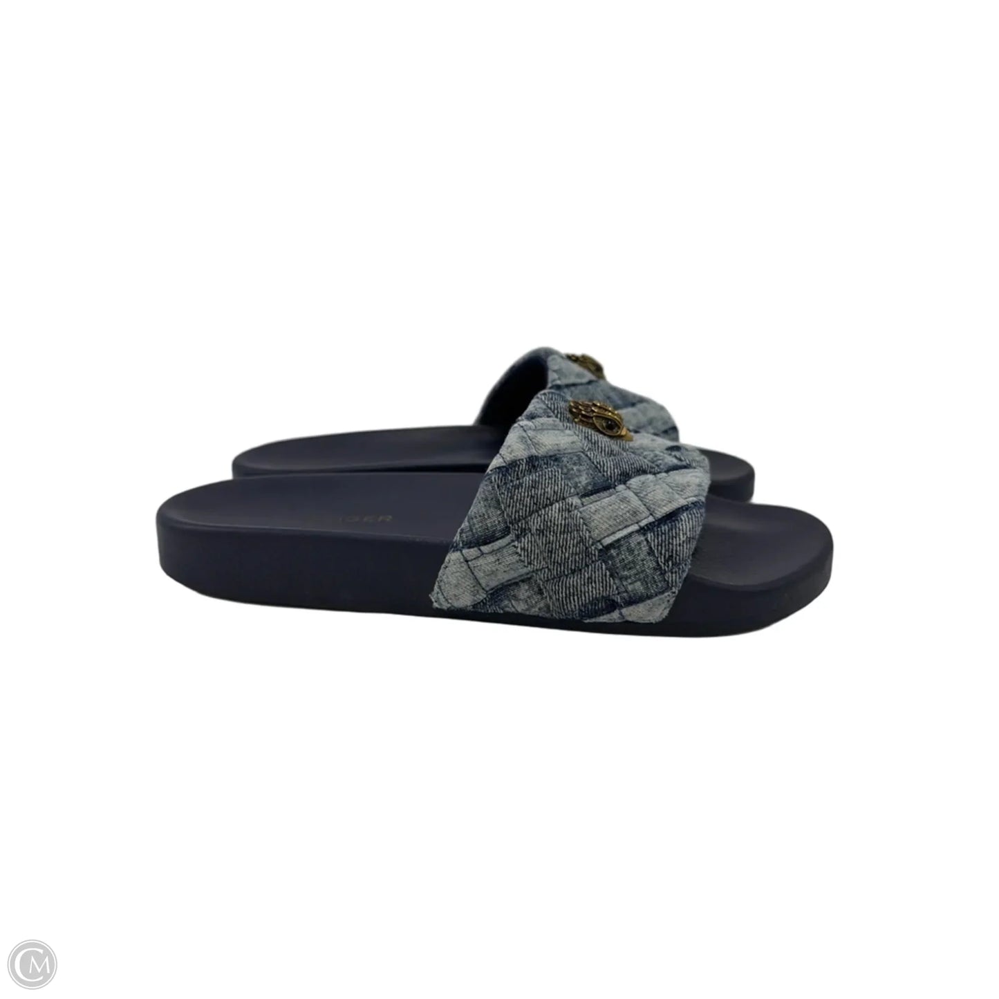 Sandals Designer By Kurt Geiger In Navy, Size: 9 (40)