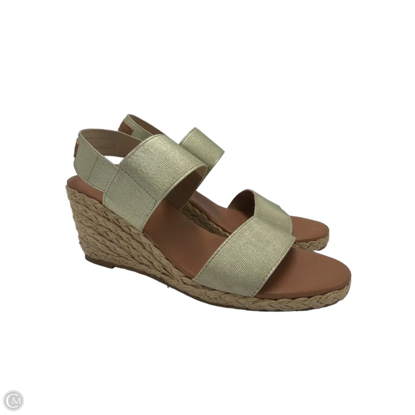 Shoes Heels Wedge By Tommy Bahama In Tan, Size: 8.5