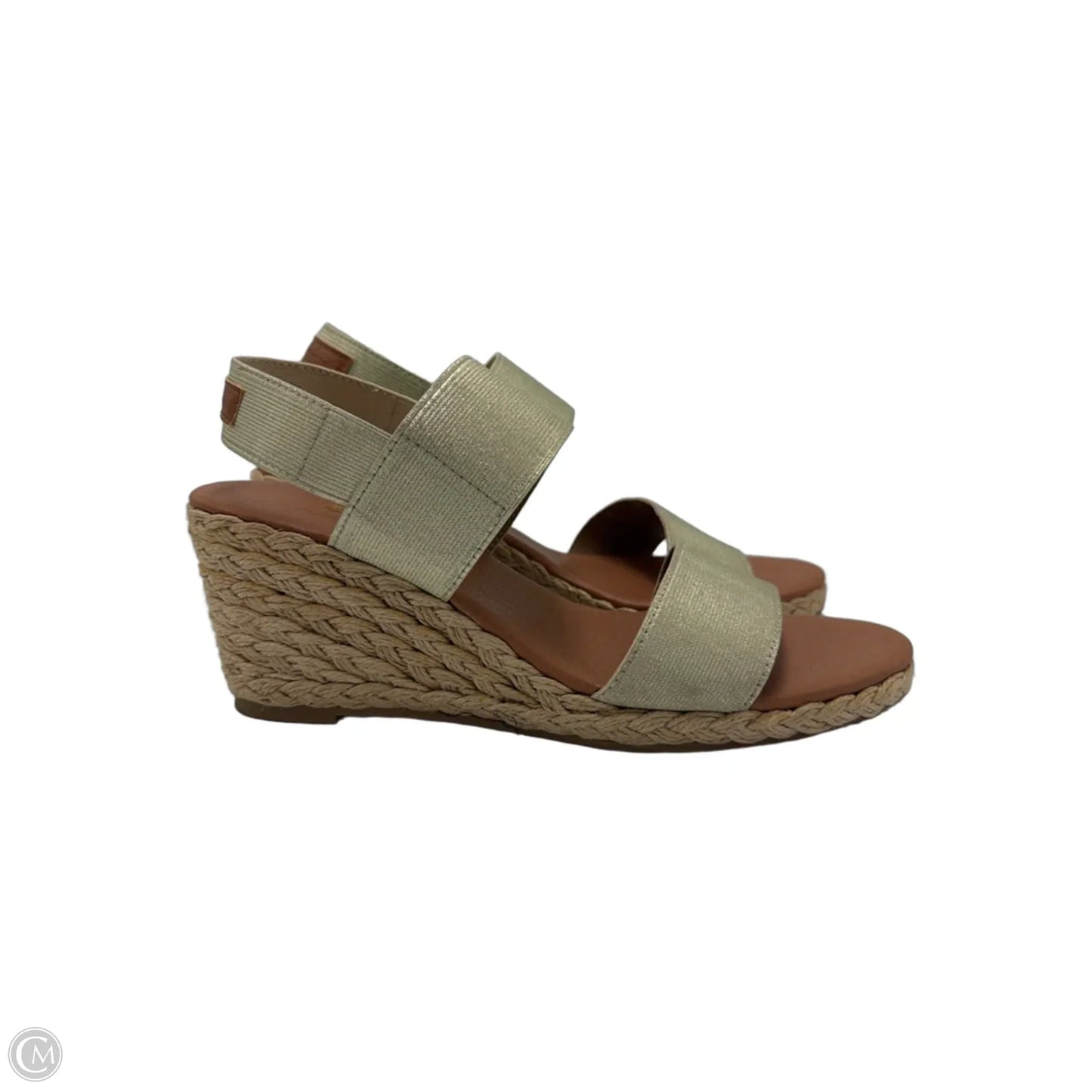 Shoes Heels Wedge By Tommy Bahama In Tan, Size: 8.5