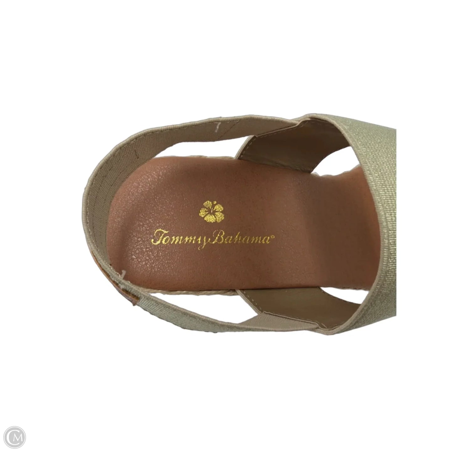 Shoes Heels Wedge By Tommy Bahama In Tan, Size: 8.5