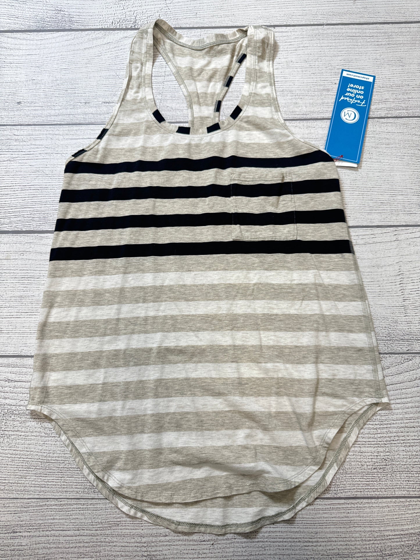 Athletic Tank Top By Lululemon In Grey, Size: 4