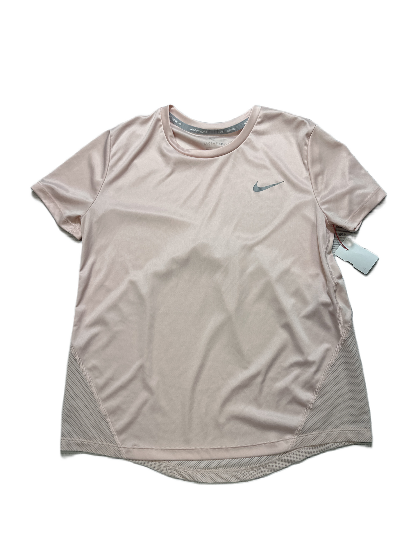 Athletic Top Short Sleeve By Nike Apparel In Pink, Size: S