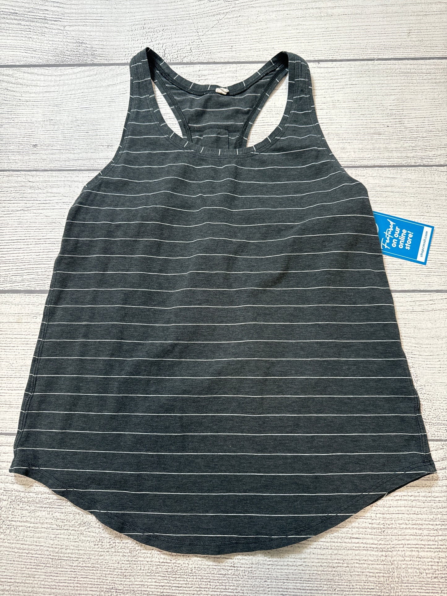 Athletic Tank Top By Lululemon In Striped Pattern, Size: S