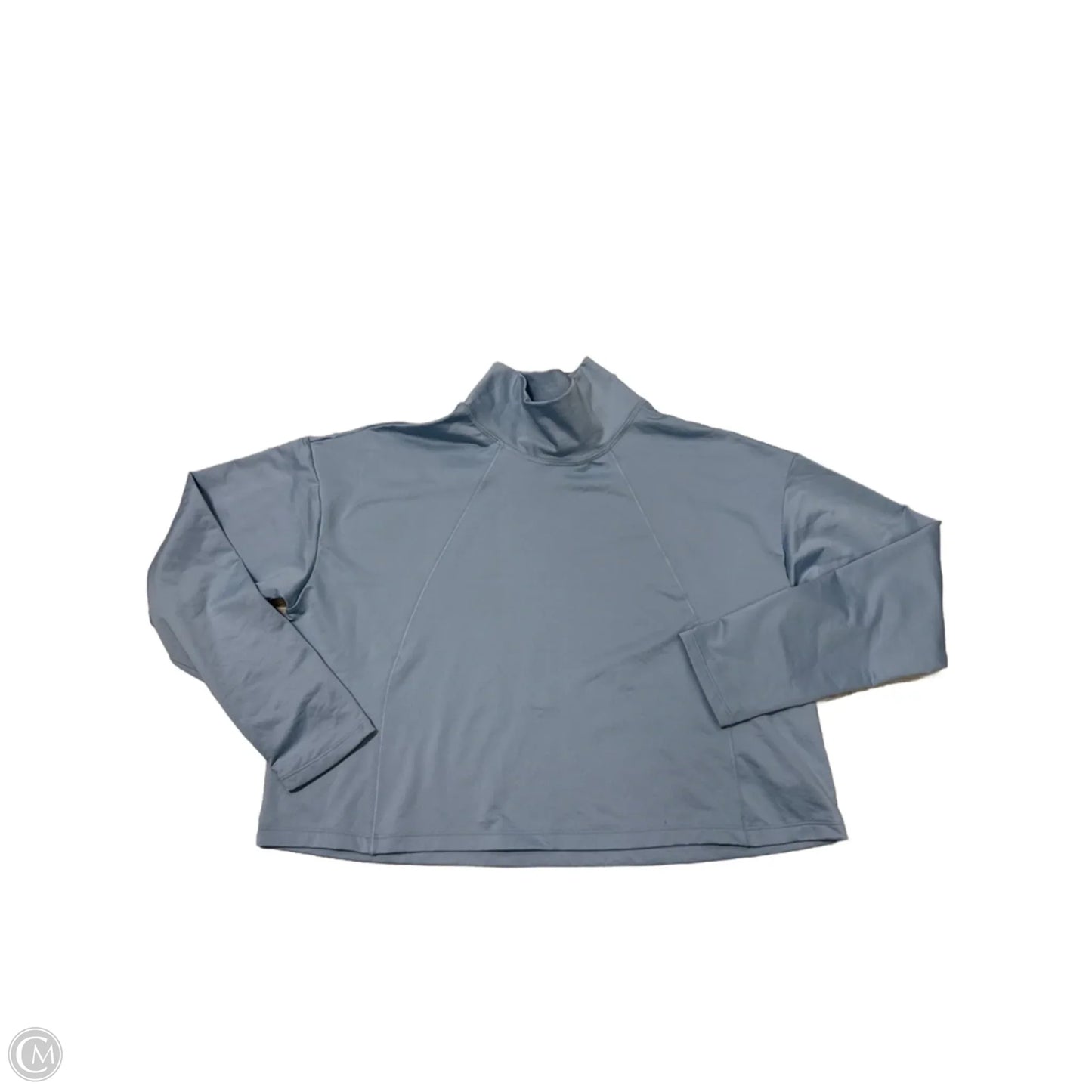 Athletic Top Long Sleeve Collar By Athleta In Blue, Size: Xl