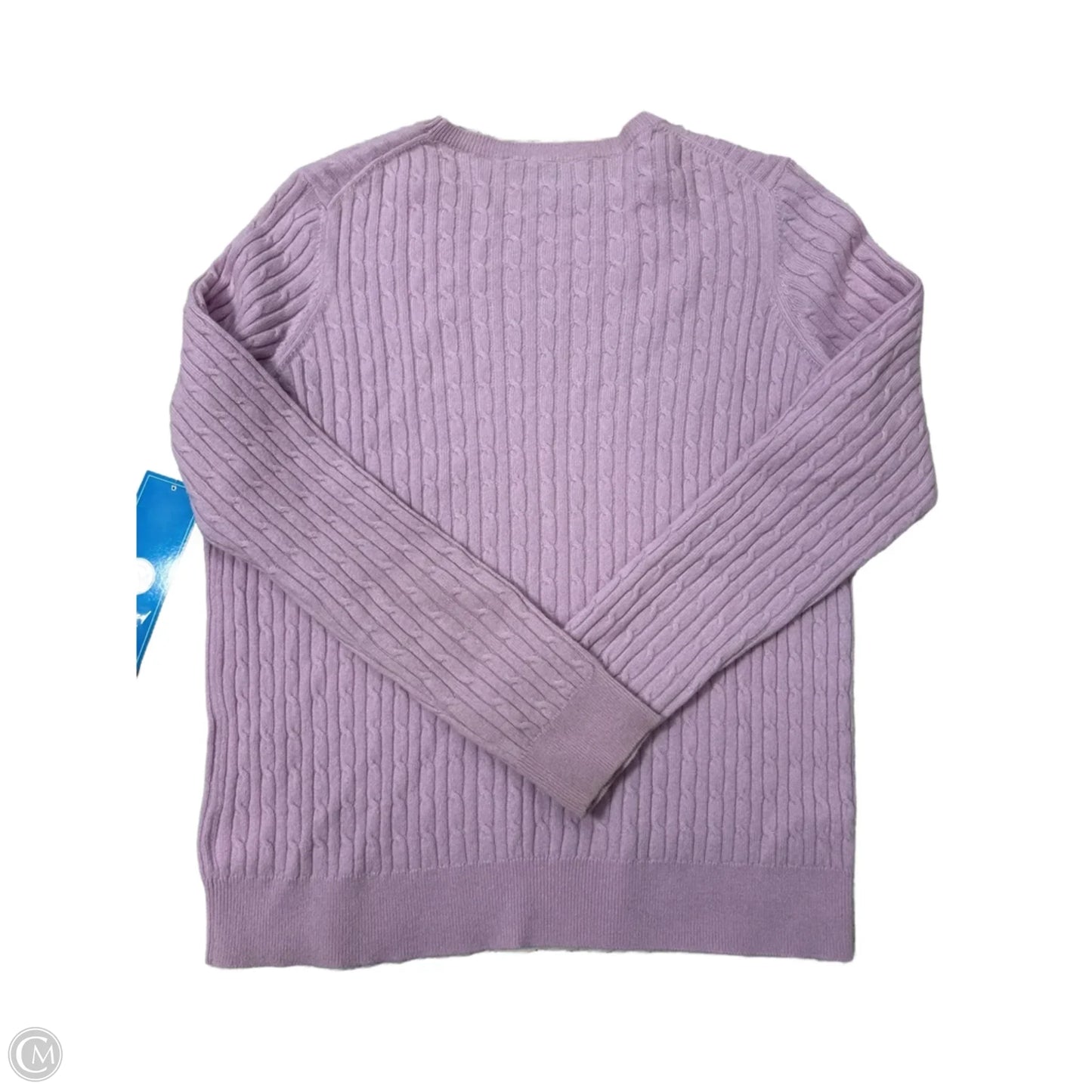 Sweater Cashmere By Brooks Brothers In Purple, Size: L
